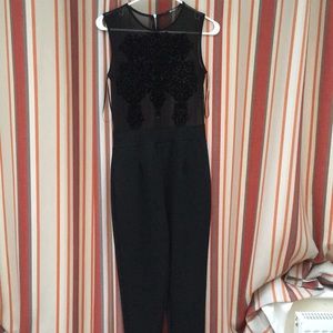 Mesh Top Jumpsuit